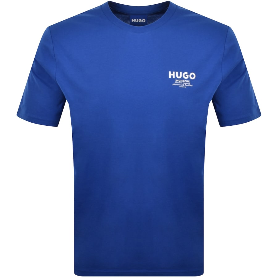 HUGO Blue Nesptee T Shirt Open Blue | Mainline Menswear ca